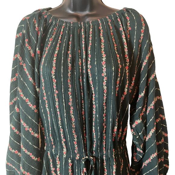 Roller Rabbit Mateaus Linden Cotton Gauze Peasant Top - Picture 3 of 13